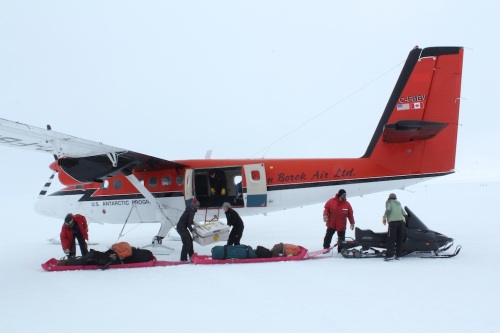 Loading up the first Twin Otter