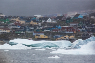 Colorful houses in Ilulissat, Greenland